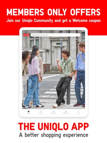 UNIQLO PH iPad screenshot 1