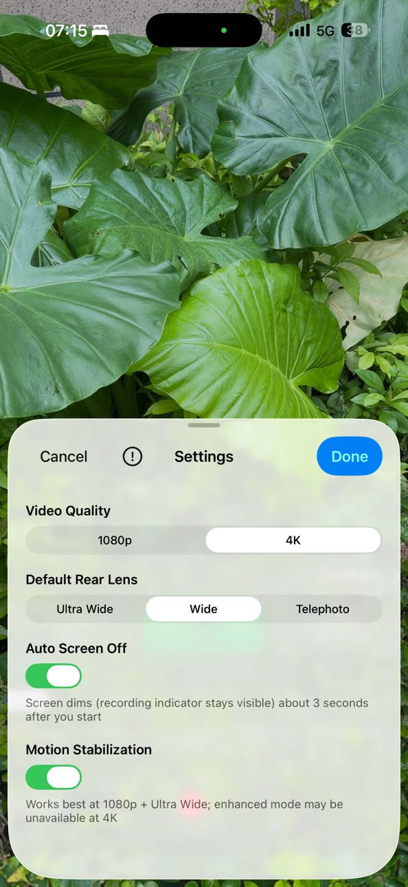 iPhone screenshot