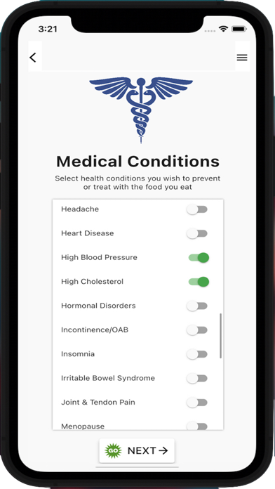 GoNo Food Finder Screenshot
