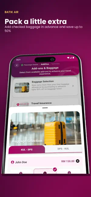 Batik Air iPhone screenshot 2