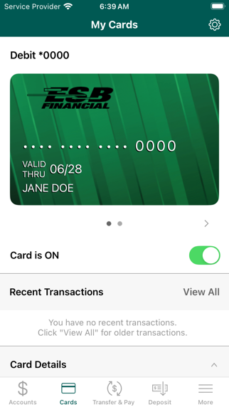 ESB Financial Mobile Banking Screenshot
