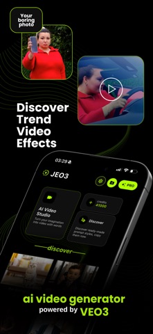 AI Video Generator: JEO 3 iPhone screenshot