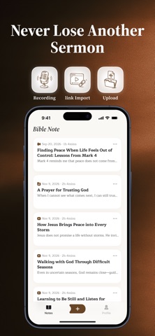 BibleMemo - Sermon Notes screenshot 1