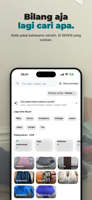 SEKEN: Pasar Thrift Fashion screenshot 2