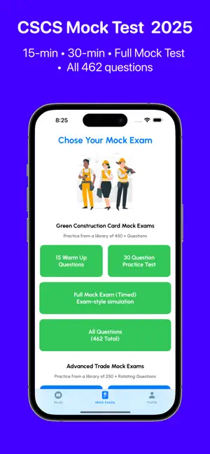 CSCS Mock Test & Study screenshot 1