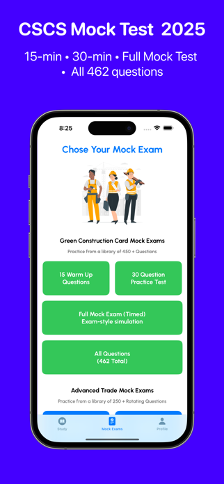 CSCS Mock Test & Study Screenshot 1 of 9