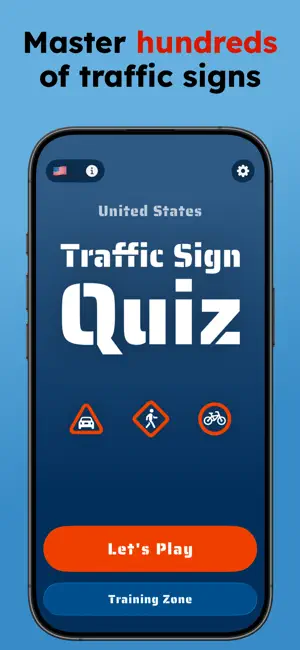 Traffic Sign Quiz screenshot 1