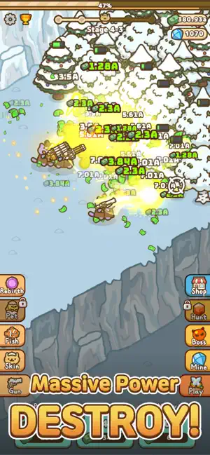 Idle Cat Gunner: Shooter RPG screenshot 3