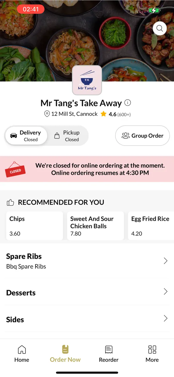 Screenshot #2 pour Mr Tang's Take Away.