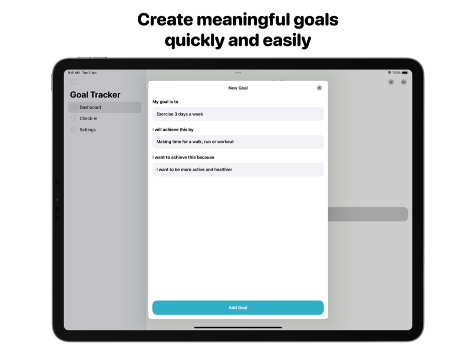 #6. Goal Tracker: Track Progress (iOS) 由: INNOVATIVE DIGITAL TECHNOLOGIES LIMITED