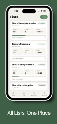 CartFlow Grocery List Planner screenshot