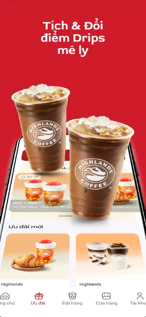 Highlands Coffee iPhone screenshot 3