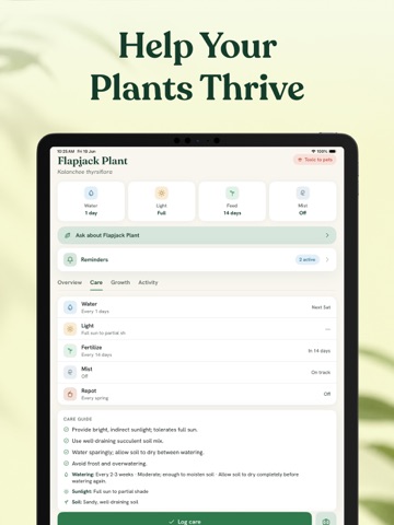 Plant Identifier - Arbora AI iPad screenshot