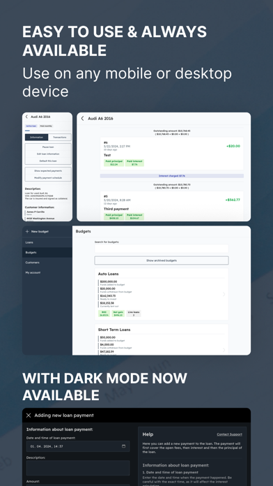 Money lender - Loan management Screenshot