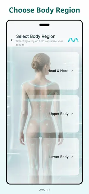 AVA 3D: AI Body Scanner App screenshot 4