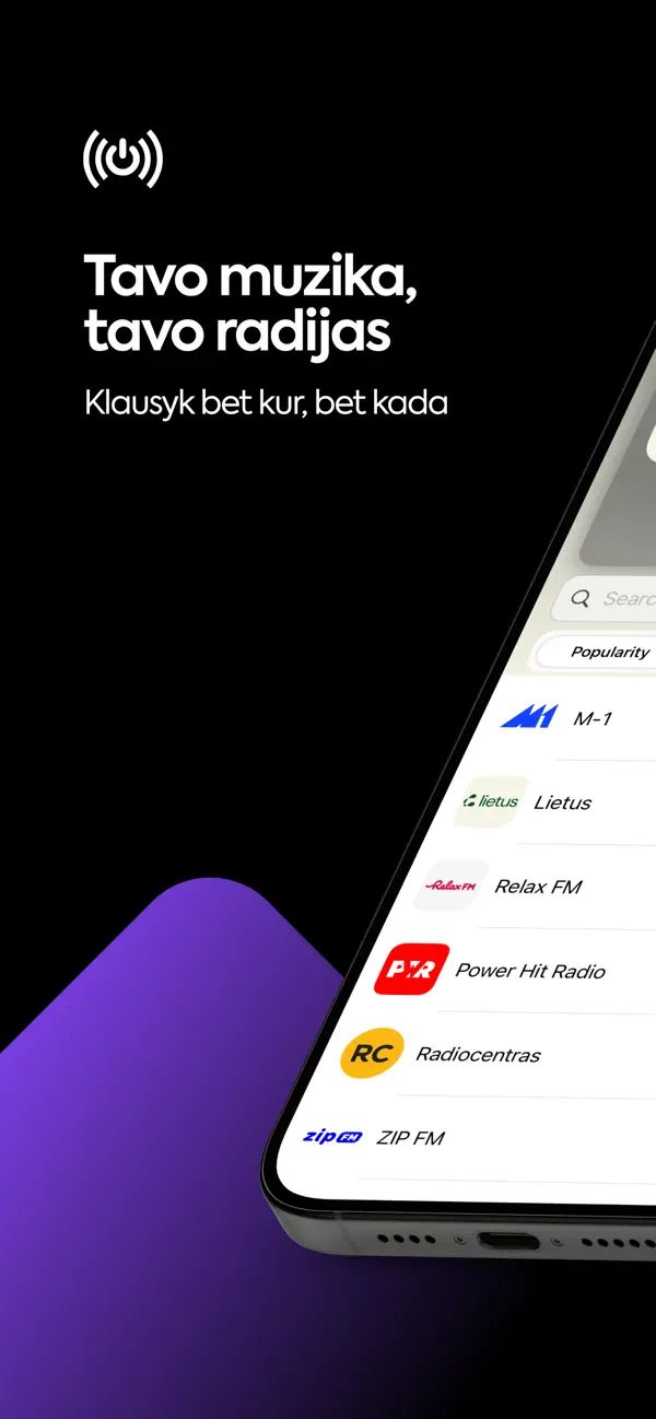 Screenshot #1 pour Radio LT: Lietuvos radijas