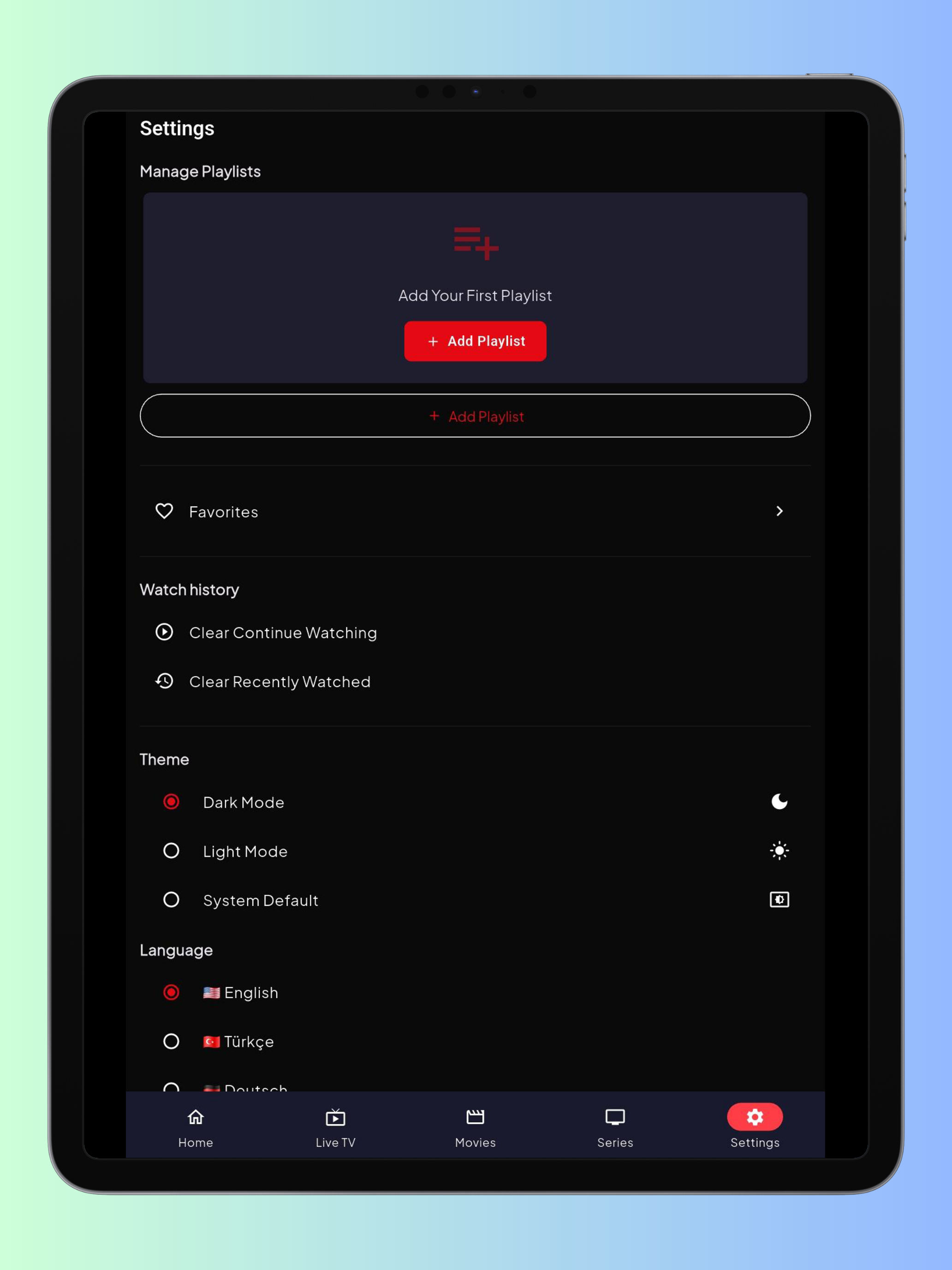 Oziptv Player screenshot 6