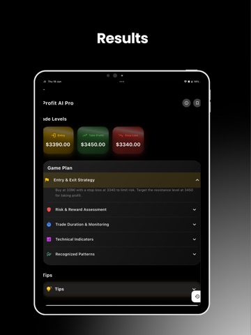 Revenue AI-Trading Assistant iPad screenshot