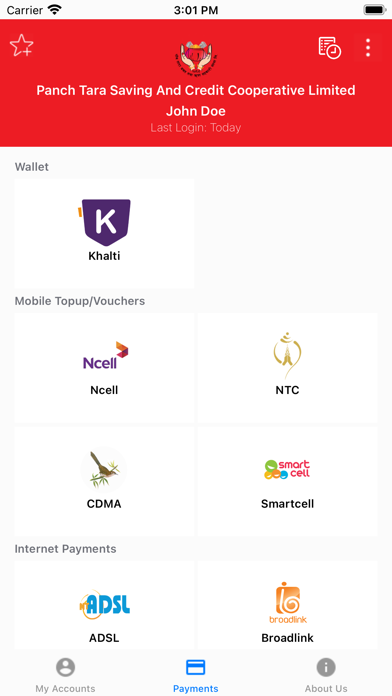 Panch Tara Smart Banking Screenshot