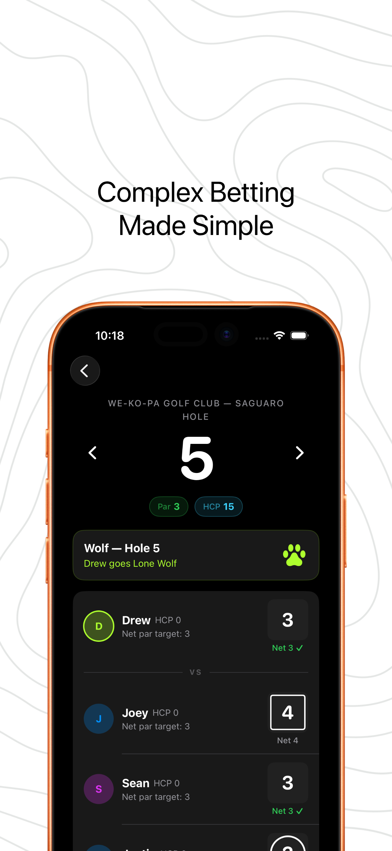 MatchPlay - Golf Tracker