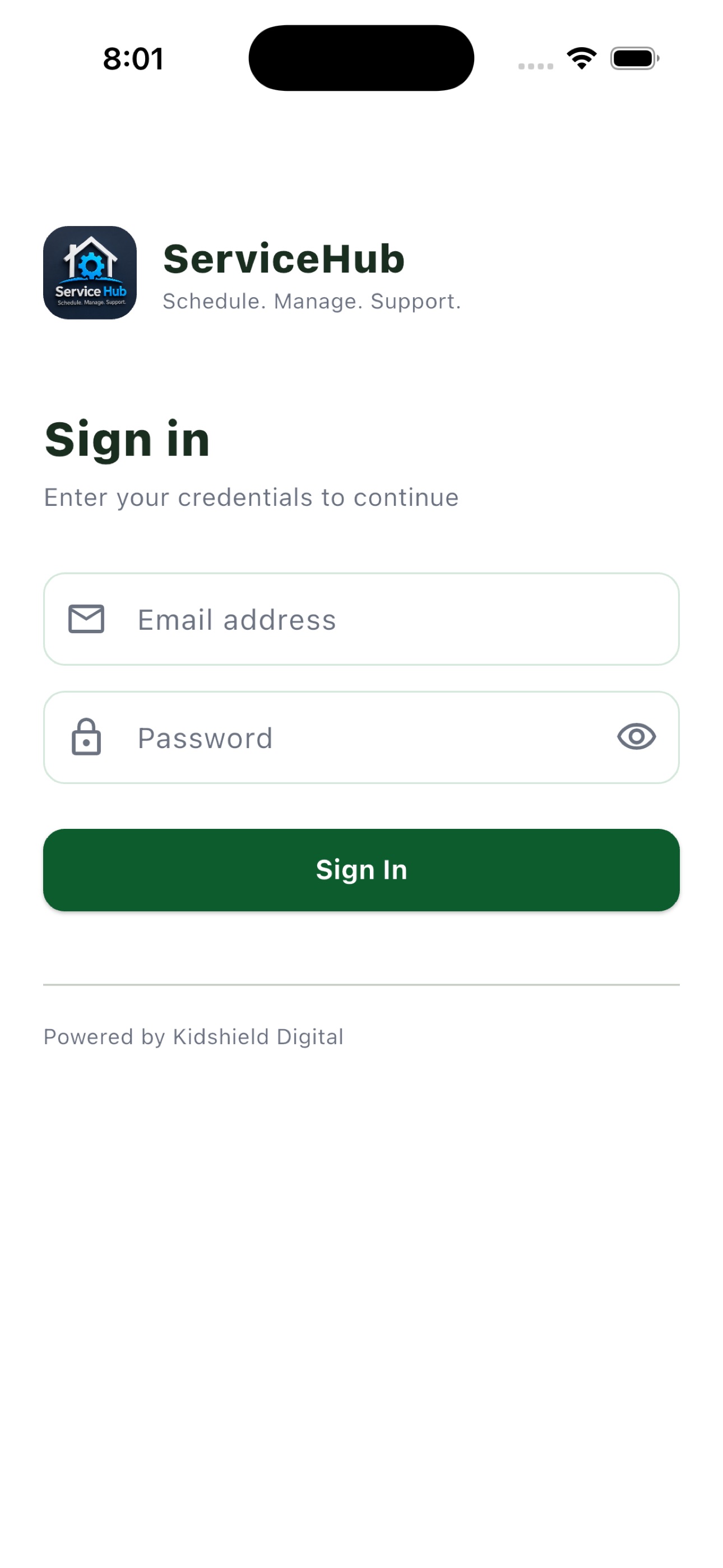 Screenshot 1 of ServiceHub