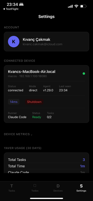 Yaver IO Screenshot 2 of 8