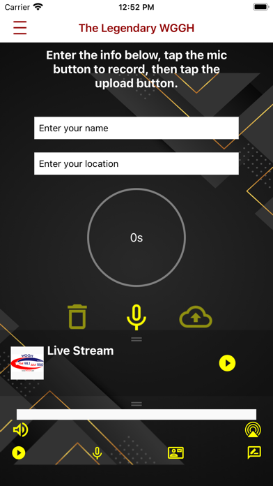 WGGH Radio iPhone screenshot 4 - Entertainment app