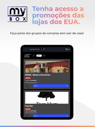 My Box iPad screenshot