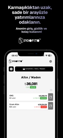 Profito screenshot