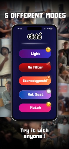Cliché: Party Games & Friends iPhone screenshot