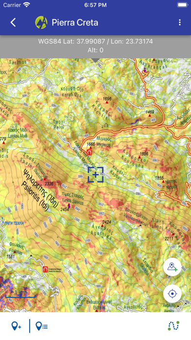 Anavasi mapp - Hiking maps Screenshot