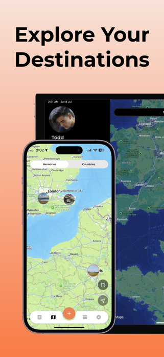 Flow: Travel Journal & Map Screenshot 3 of 7