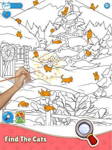 Cat's Journey - Hidden Object iPad screenshot