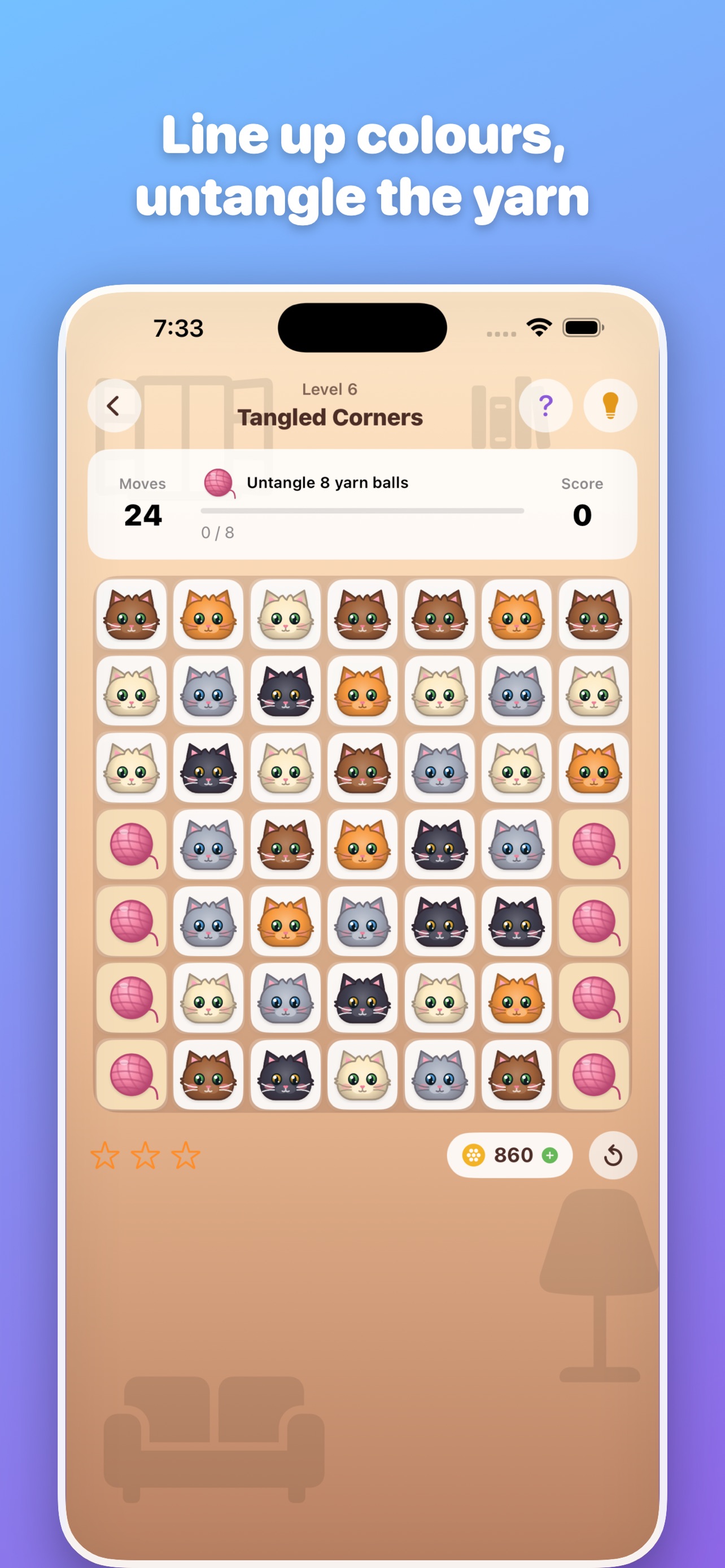 Screenshot 4 of Cat Match: Cozy Puzzle