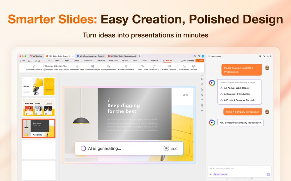 #6. WPS Office: AI Doc, PDF, Sheet (macOS) Av: KINGSOFT OFFICE SOFTWARE CORPORATION LIMITED