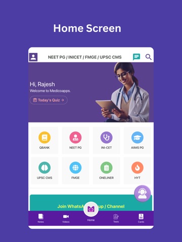 MedicoApps NEET PG/INICET/FMGE iPad screenshot