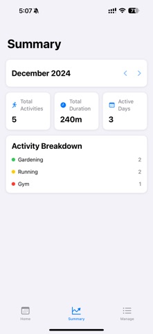 ActivityTrackerEz screenshot