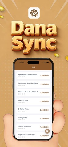 Dana Sync - Bike Expense iPhone screenshot 5