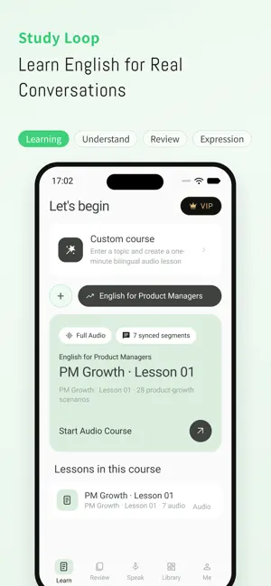 Saylet: Listen & Speak English screenshot 1