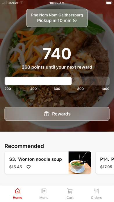 Pho Nom Nom iPhone screenshot 1 - Food & Drink app