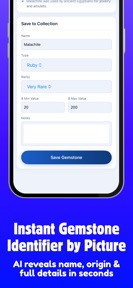 Gemstone identifier by Picture screenshot