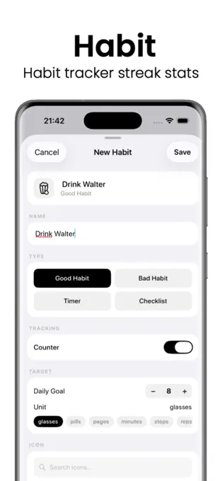 Routizo Habit Tracker and Streak Stats
