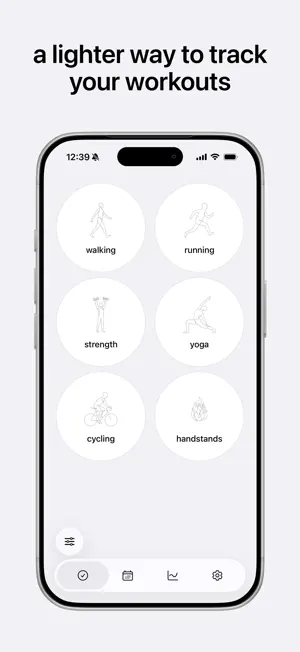 move: workout tracker screenshot 1
