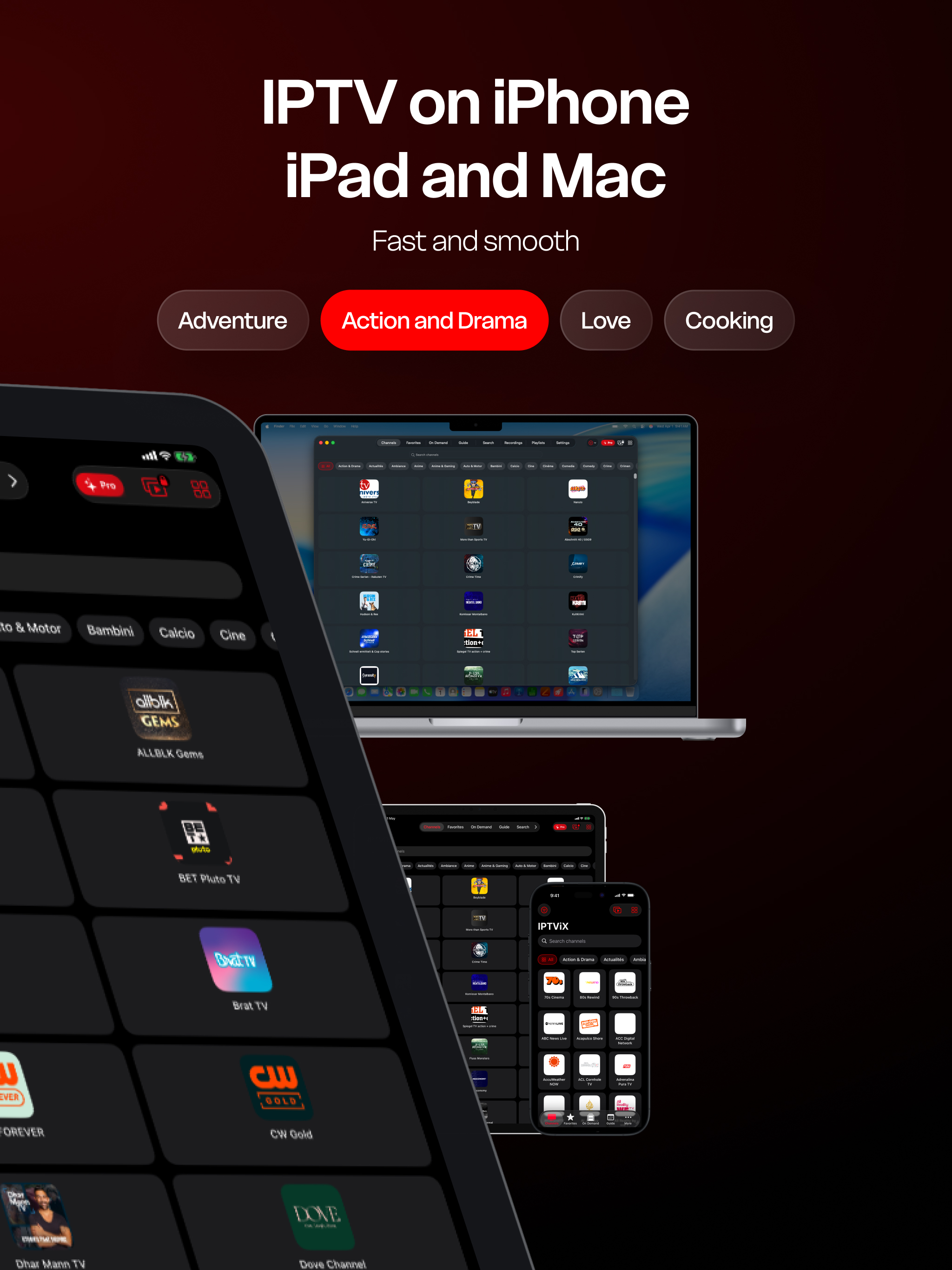 IPTViX: IPTV Player & Telly