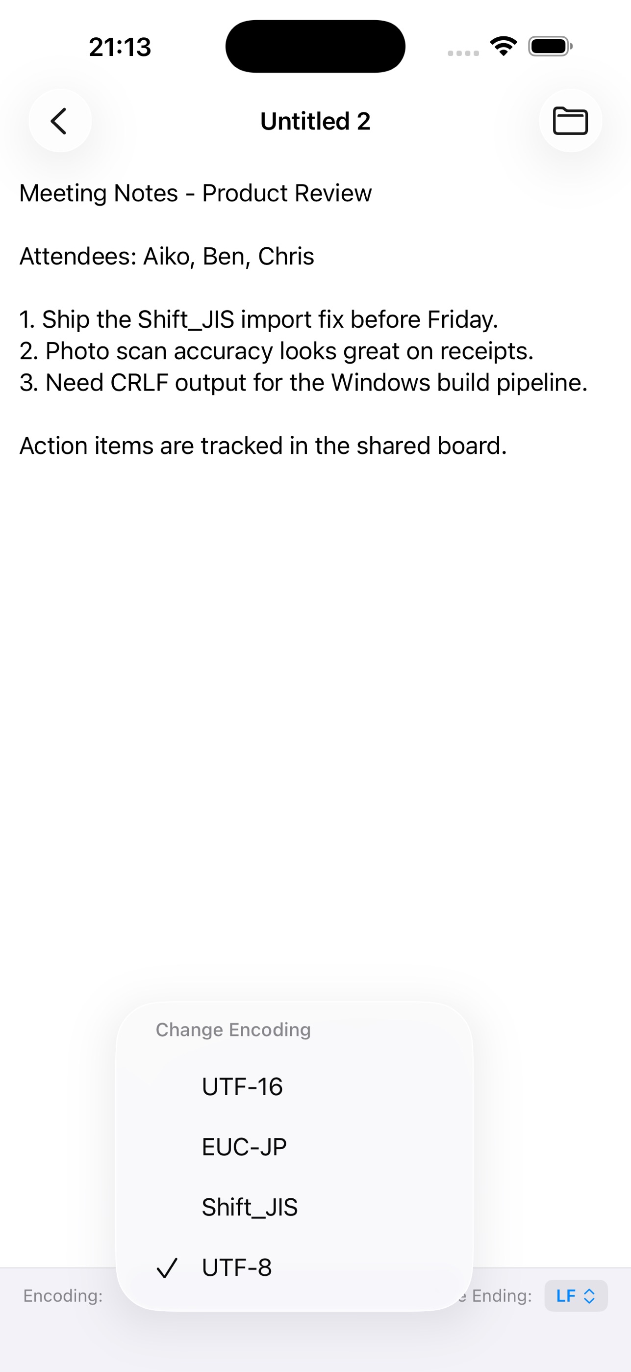 Screenshot 2 of ScanEditor - OCR Text Editor