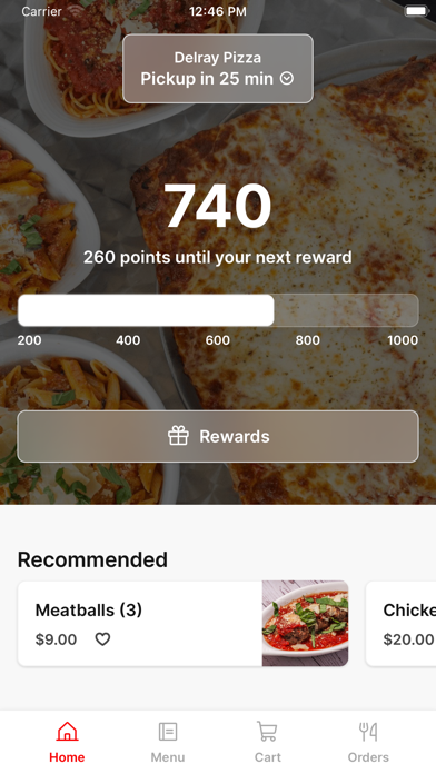 Delray Pizza iPhone screenshot 1 - Food & Drink app