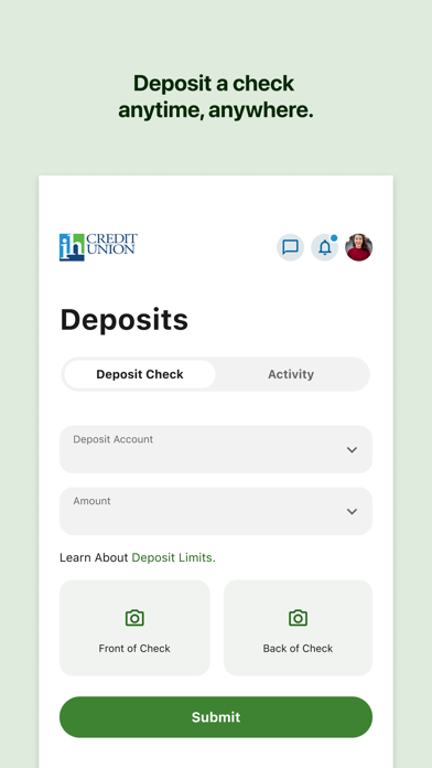 IH Credit Union Mobile Screenshot