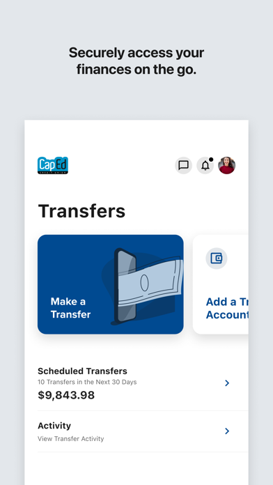 Screenshot #2 pour CapEd Mobile Banking