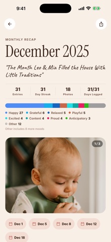 MomTrack: Parenting Journal Screenshot 1 of 8