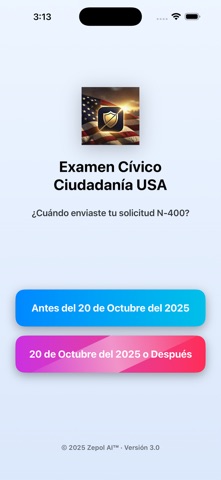 Ciudadanía USA — Examen Cívico screenshot
